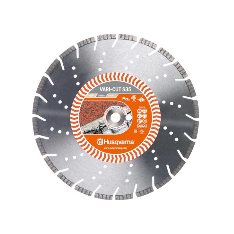 Δίσκος Κοπής Διαμαντέ Husqvarna Vari-Cut S45 350mm